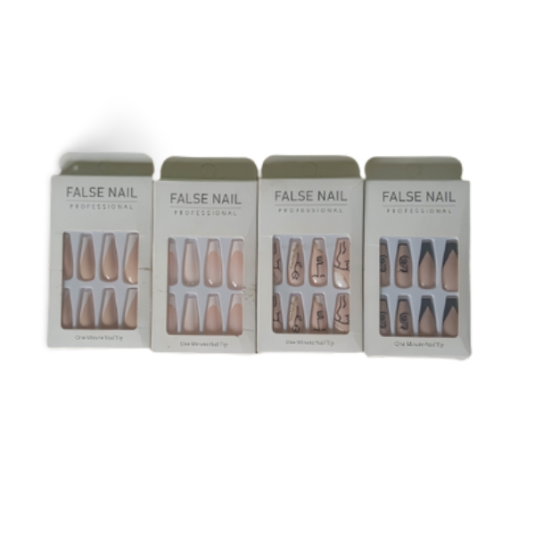 24pcs/set European Ballerina Detachable Long Coffin Fake Nails Stiletto  Full Nails Nail Tips Colorful Artificial Fake Nail - False Nails -  AliExpress