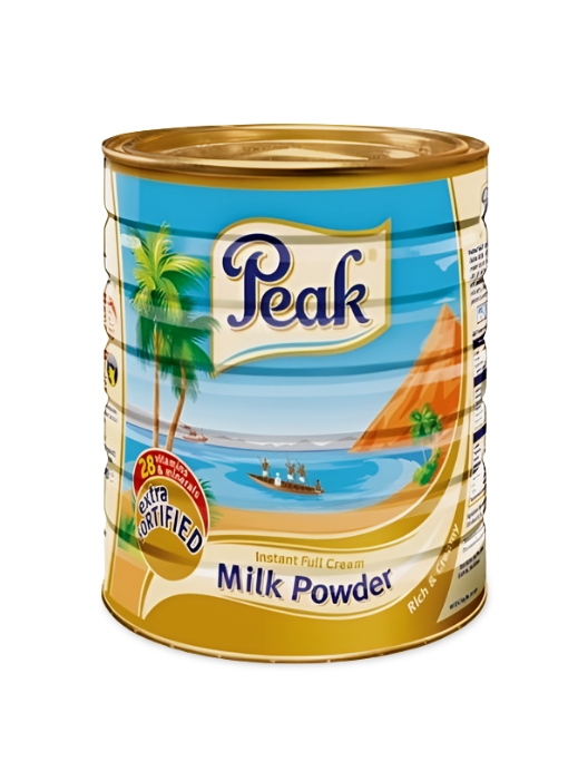 Peak Instant Full Cream Milk Powder Tin Kg Martking