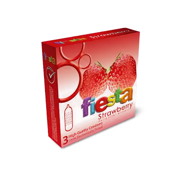 MartKing Fiesta Strawberry Condoms — Online Grocery Store Lagos | Fresh Foods | Beauty | Home Accessories