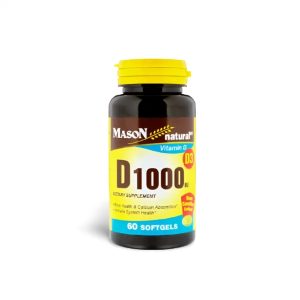 Mason Vitamin D 1000 IU 60 Gels