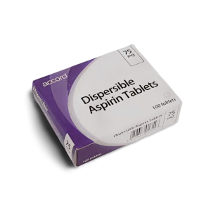 Dispersible Aspirin 75 mg 100 TABLETS